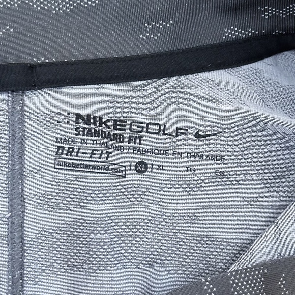 Nike Golf Dri-Fit Waves Jacquard Polo Shirt - Picture 9 of 10